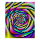 Recherche de fractale spirale posters Bleu
