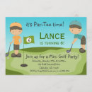 Recherche de golf miniature invitations Golfeur