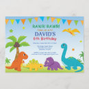Zoek naar dino party uitnodigingen Dinosaurus feest
