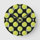 Recherche de balle de tennis horloges Jaune