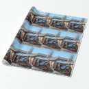 Recherche de trains papier cadeau Vintage