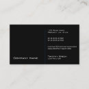 Recherche de construction commerciale cartes visite Noir