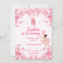 Recherche de pantoufles de ballet invitations Rose
