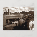 Recherche de tracteur vintage cartes postales Ferme