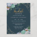 Recherche de gold frame bridal shower invitations Botanique