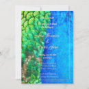 Recherche de peacock mariage invitations Vert