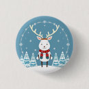 Zoek naar rendieren buttons Winter