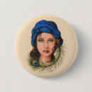Zoek naar zigeuners buttons Vrouw