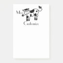 Recherche de cow post its Vache