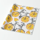 Zoek naar fiets patroon cadeaupapier Retro