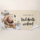 Recherche de bridal party serviettes de plage Bride