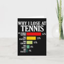 Zoek naar tennisspeler kaarten Grappig