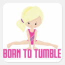 Recherche de gymnast party autocollants Girl