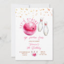 Recherche de bowling fille invitations Rétro