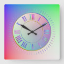 Recherche de couleurs pastel horloges Élégant