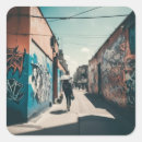 Recherche de graffiti urbain autocollants Ville
