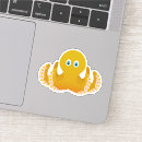 Recherche de illustration de poulpe autocollants Mignon