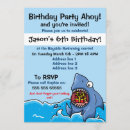 Recherche de grand requin invitations Fête d'anniversaire