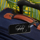 Recherche de initiale bagages étiquettes Typographie