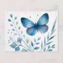 Zoek naar vlinder blauw briefkaarten Illustratie