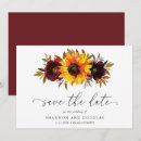 Recherche de sunflower wedding save the dates Rustique