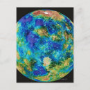 Zoek naar planeet venus briefkaarten Kleurenbeeld