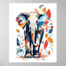 Recherche de éléphant coloré posters Africain