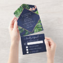 Recherche de tropical destination mariage invitations Rose vif