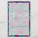 Zoek naar bloemen design briefpapier Schattig