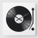 Recherche de vinyl record horloges Platine