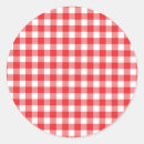 Zoek naar rood stickers Gingham