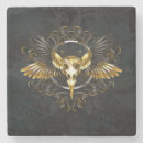 Recherche de crâne vintage dessous de verres Noir