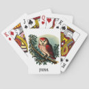 Zoek naar cartoon uilen speelkaarten Illustratie