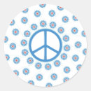 Recherche de symbole paix bleu autocollants Contre la guerre