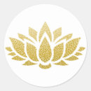 Zoek naar gouden lotus stickers Lotusbloem
