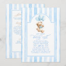 Recherche de ours bleu invitations Future maman