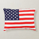 Recherche de drapeau américain coussins Rouge blanc bleu