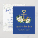 Recherche de ancre bleue invitations Croisière