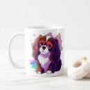 Recherche de cavalier king charles tasses Rose