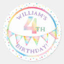 Recherche de anniversaire de 4 ans autocollants Pour les enfants