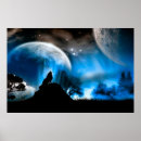 Recherche de lune de loup posters Loups
