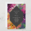 Recherche de multicolor invitations Élégant