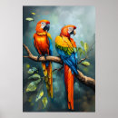 Recherche de deux oiseaux art Feuille