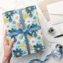 Recherche de motif marguerite papier cadeau Marguerie