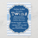 Recherche de twin baby shower garçon invitations Jumeaux