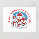 Recherche de noël football cartes postales Bonhomme