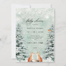 Zoek naar vossen baby briefkaarten Sneeuw