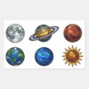 Recherche de planètes autocollants Système solaire