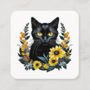 Recherche de joli chat cartes visite Noir