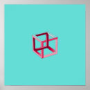 Recherche de illusion 3d posters Cube